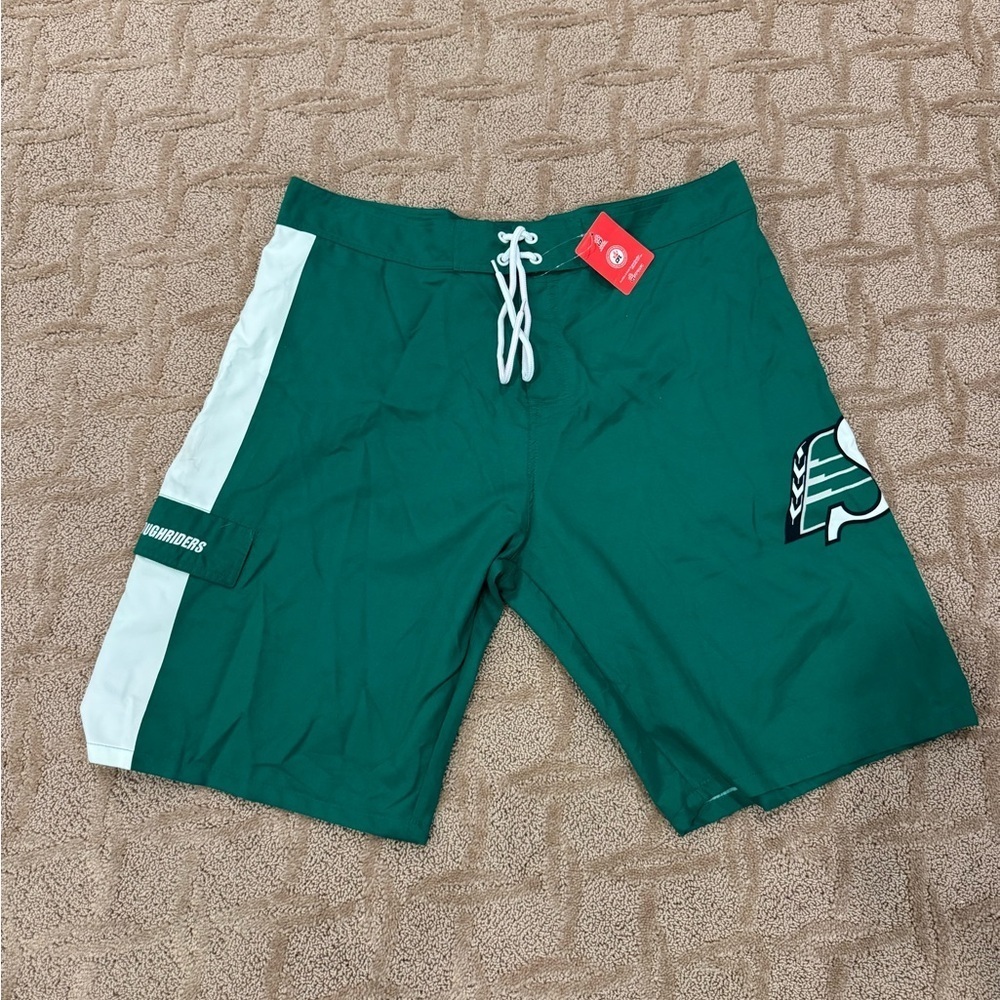 Saskatchewan Rough Riders CFL Football Shorts - Picture 3 of 9